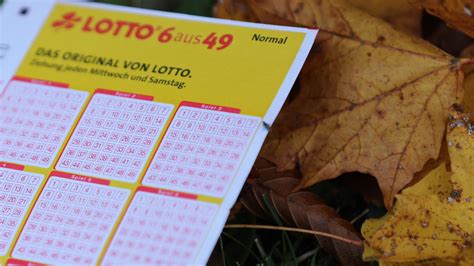 chance im lotto zu gewinnen.